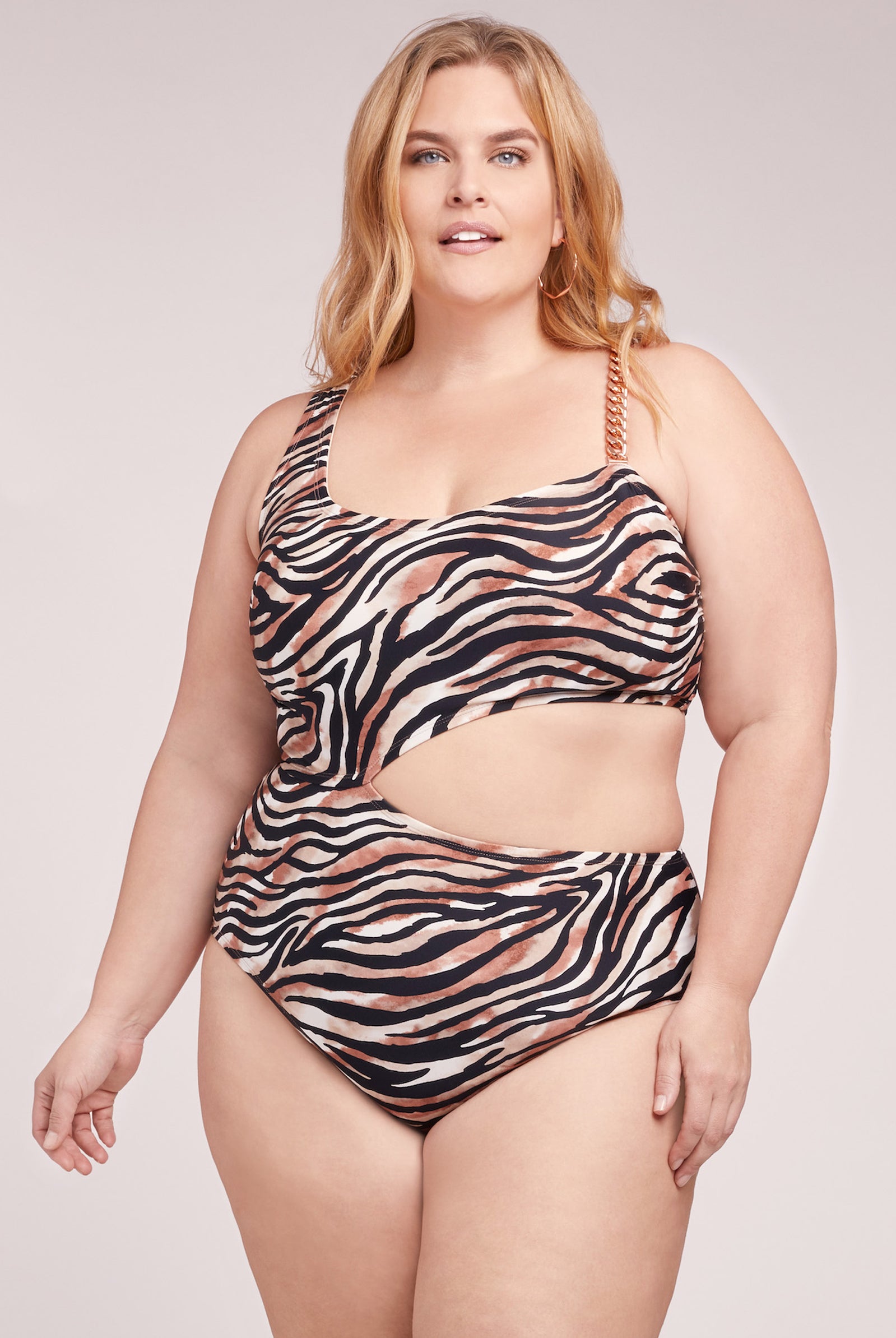 Lysa Swimwear Womens Plus Size 0X-3X Single Shoulder 1 Piece